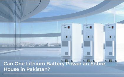 Can One Lithium Battery Power an Entire House in Pakistan?